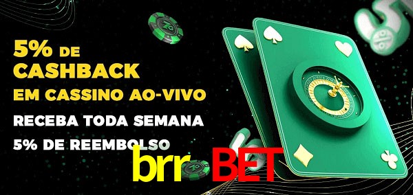 Promoções do cassino ao Vivo brr bet